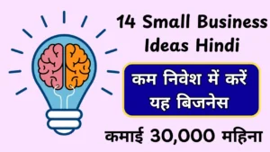 14 Best Small Business Ideas Hindi With Low Investment